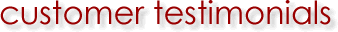 customer testimonials